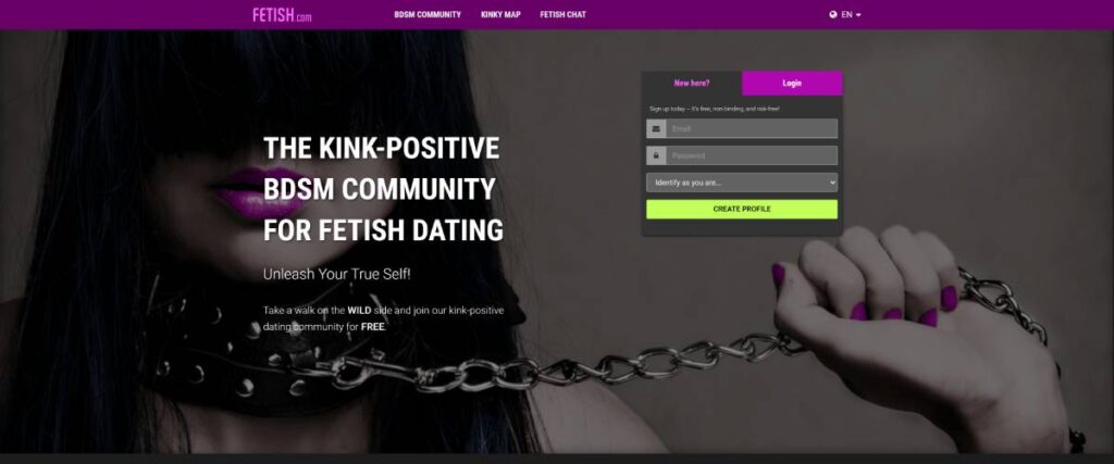 Fetish.com homepage